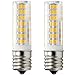 XRZT E17 LED Bulb for Microwave Oven Over Stove Appliance, 6 Watt(60W Halogen Bulbs Equivalent), 110-120V, Intermediate Base, Dimmable, 2-Pack (Warm White)