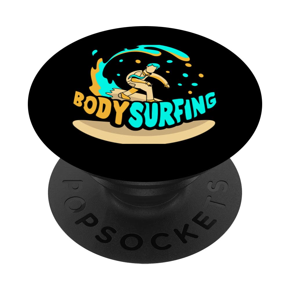 Bodysurfing Bodysurfer Bodysurf Hobby Body Surfing PopSockets Swappable PopGrip