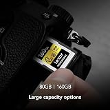 Lexar Professional CFexpress Type A Gold 160GB Card up to 900MB/s read view 2