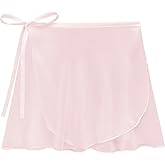 Lilax Girls Ballet Skirt Chiffon Wrap/Pull-On Dance Skirt