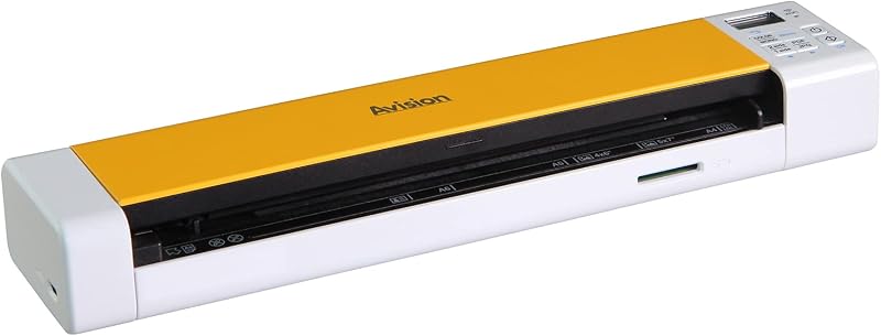 Avision Meta 20 Mobile Scanner DIN A4 USB WiFi Battery Photo ID Document 600dpi