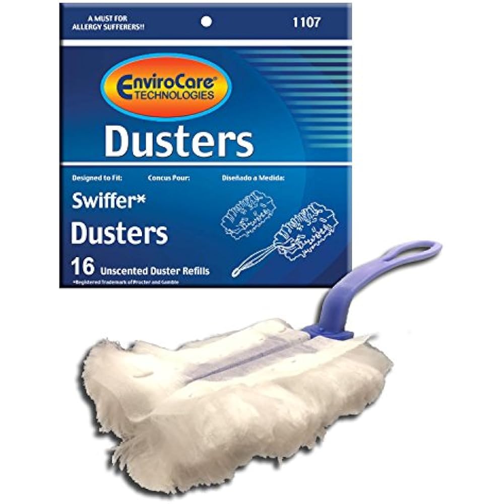 Envirocare Replacement Duster Refills For Swiffer Dusters 16 Unscented