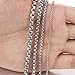 KissYan Stainless Steel 1.5mm to 3.5mm Rolo Cable Wheat Necklace For Unisex Adult 16 to 36 Inch Option