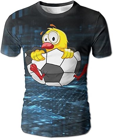 WUXJ0KKIL Men's A Yellow Chicken Cool T-Shirt White Size L