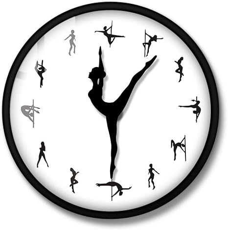 Amazon Co Jp 壁掛け時計 掛け時計 ウオールクロック サイレント 連続秒針 おしゃれ 北欧 可愛い ファッション鋼管ダンスは人格モダンスタイルミュート装飾を移動します 大文字 電池式 現代 オフィス 玄関 教室 寝室 浴室 書斎 店舗 キッチリビングルーム 子供 部屋装飾