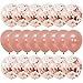 Large 18 Inch, Rose Gold Confetti Balloons Kit – Pack of 20 | Rose Gold Metallic Balloons for Birthday, Baby Shower, Wedding | Chrome Rose Gold Balloons for Bachelorette Rose Gold Party Decorations