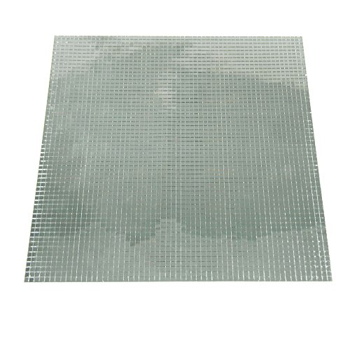 Firefly Imports Mirror Sheet Mosaic Sticker, 12-inch (Silver) - //medicalbooks.filipinodoctors.org
