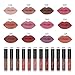 Rejawece Lip Gloss Waterproof Long Lasting Matte Lip Gloss Liquid Lipstick Beauty Makeup Cosmetics Lip Stick (12 Colors Set)