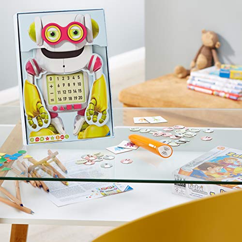 Ravensburger tiptoi Spiel 00706 Der hungrige Zahlenroboter, Lernspiel von Ravensburger ab 4 Jahren für 1-4 Spieler, spielerisch Formen und Rechnen lernen in 4 Schwierigkeitsstufen – Bild 5