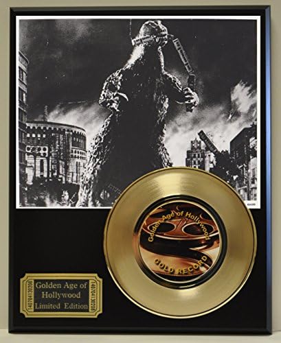 Godzilla Limited Edition Gold 45 Record Display. Only 500 made. Limited quanities. FREE US SHIPPING