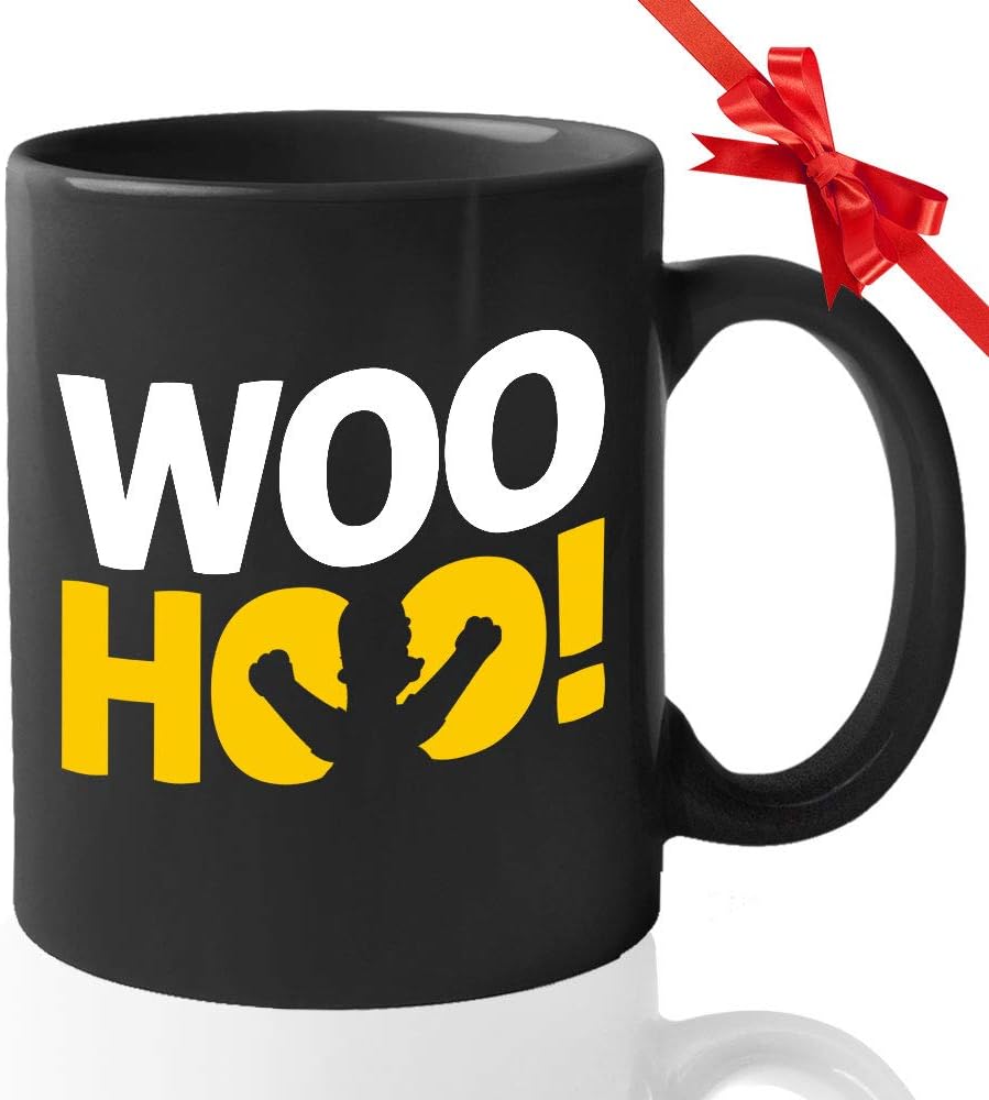 TV Series Coffee Mug - Woo Hoo - Season Animated Comedy Cartoon Funny American Television Series Bart Springfield unique Quotes