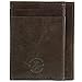 Hammer Anvil RFID Blocking Genuine Leather Front Pocket Wallet Card Case Brown