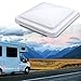 VETOMILE 2 Packs 14 Inch RV Roof Vent Cover Universal Replacement Vent Lid White for Camper Trailer Motorhome