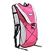 Pinty 2L Hiking Backpack Hydration Pack with Water Bladder Cycling Climbing Camping Bag (Black/Pink/Green/Blue/Orange/Red)
