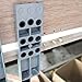 Jig Dowel Dowelling Jig Set, PANGOLIN Universal Dowel Jit Kit 6,8&10mm 3 Dowel Holes Drilling Guide for DIY Woodworking,Home Decoration Repair,Handyman or DIY Lovers and Keep with 5 Years Warranty