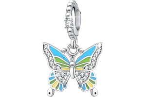 Symretie Charms Beads 925 Sterling Silver for Pandora Bracelet, Dangle Pendant Charms for Necklace and Bracelet Jewelry Gifts