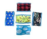 Dog Diapers,SET - 4pcs Lillypet Dog Puppy Diaper Washable MALE Belly Band for Small Dog Random Colors