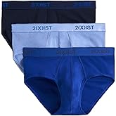 2(X)IST Men's Essential Cotton Contour Pouch Brief 3-Pack