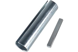 HXGXKBQ 5/8" to 3/4 Inch w/Step Key Gas Engine Pulley Crank Shaft Sleeve Adapter Pulley Bore Reducer Bushing Sheave & Key