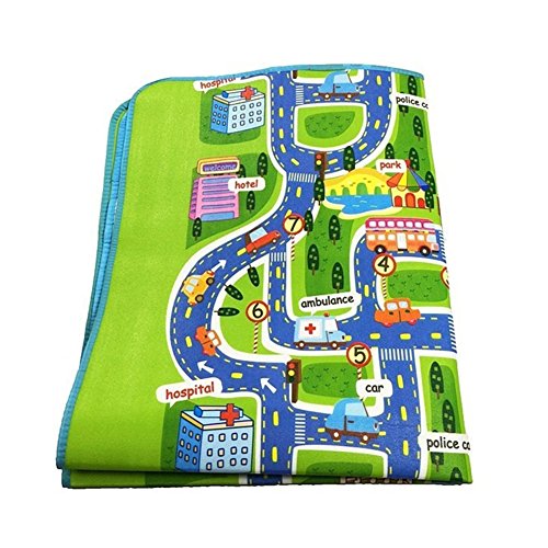 Catnew City Road Crawling Blanket Floor Carpet Newborn Baby Children Rug Play educational Mat Toys - Thumbnail 3