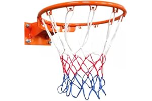 UYUECCL Heavy Duty Adult Standard Size 18" Basketball Hoop Goal Wall Mounted Basketball Rim Diameter 45centimeter/18inch (Special Edition)