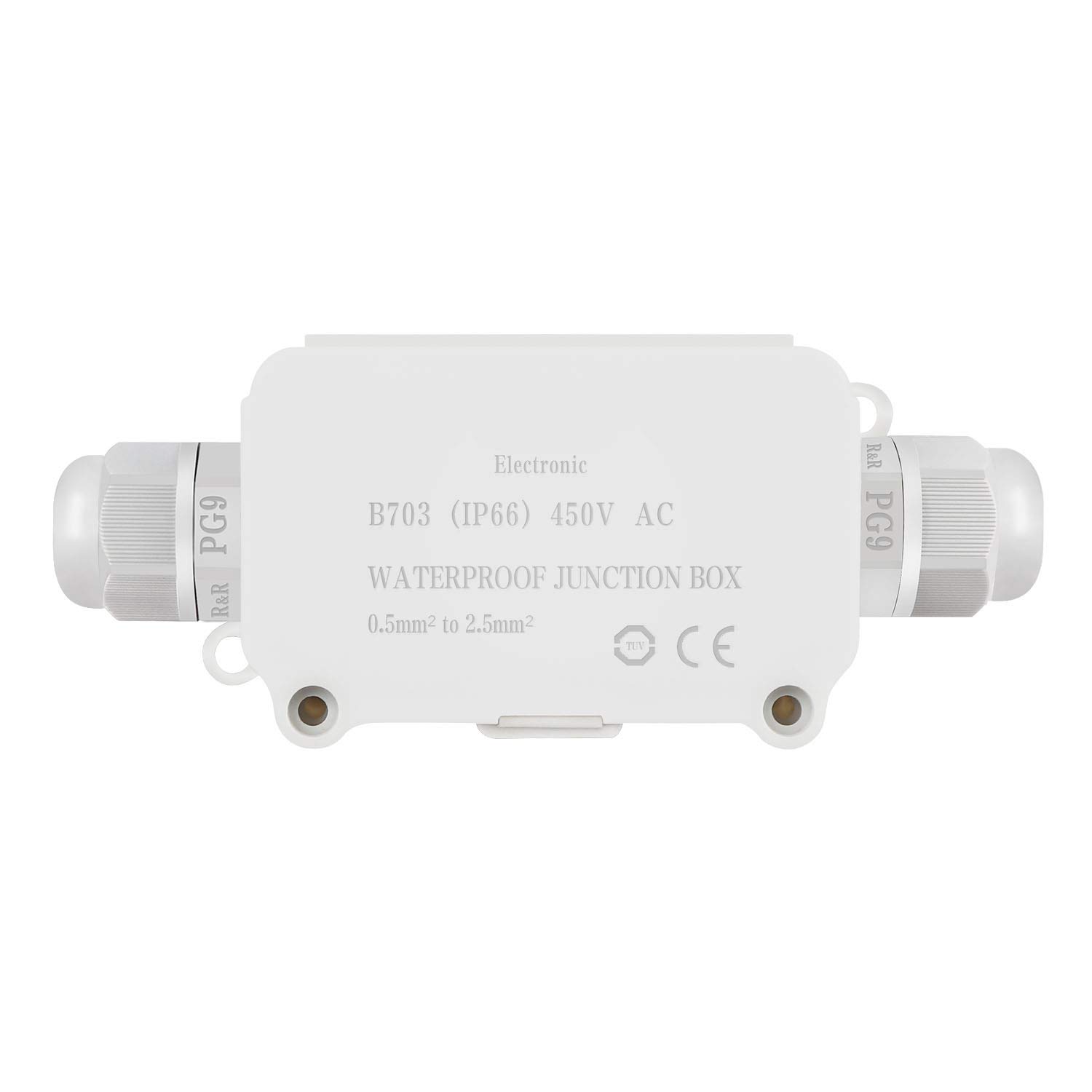 COOLWEST Waterproof Junction Box Outdoor - White