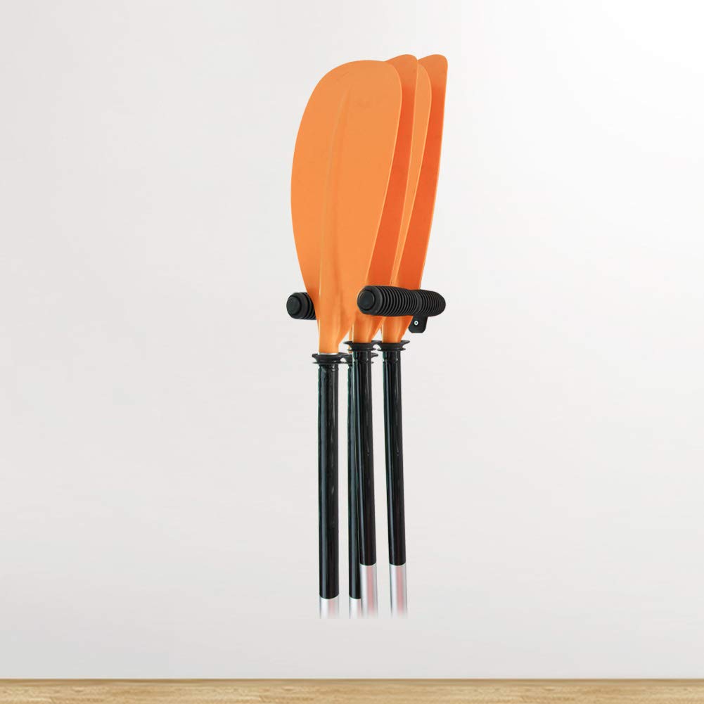 Onefeng Sports Kayak Paddle Rack Boat Paddle Storage Rack Wall Mount Accessories for Canoe, SUP Paddle Board or Kayak Paddles Oar Hangers for Garage
