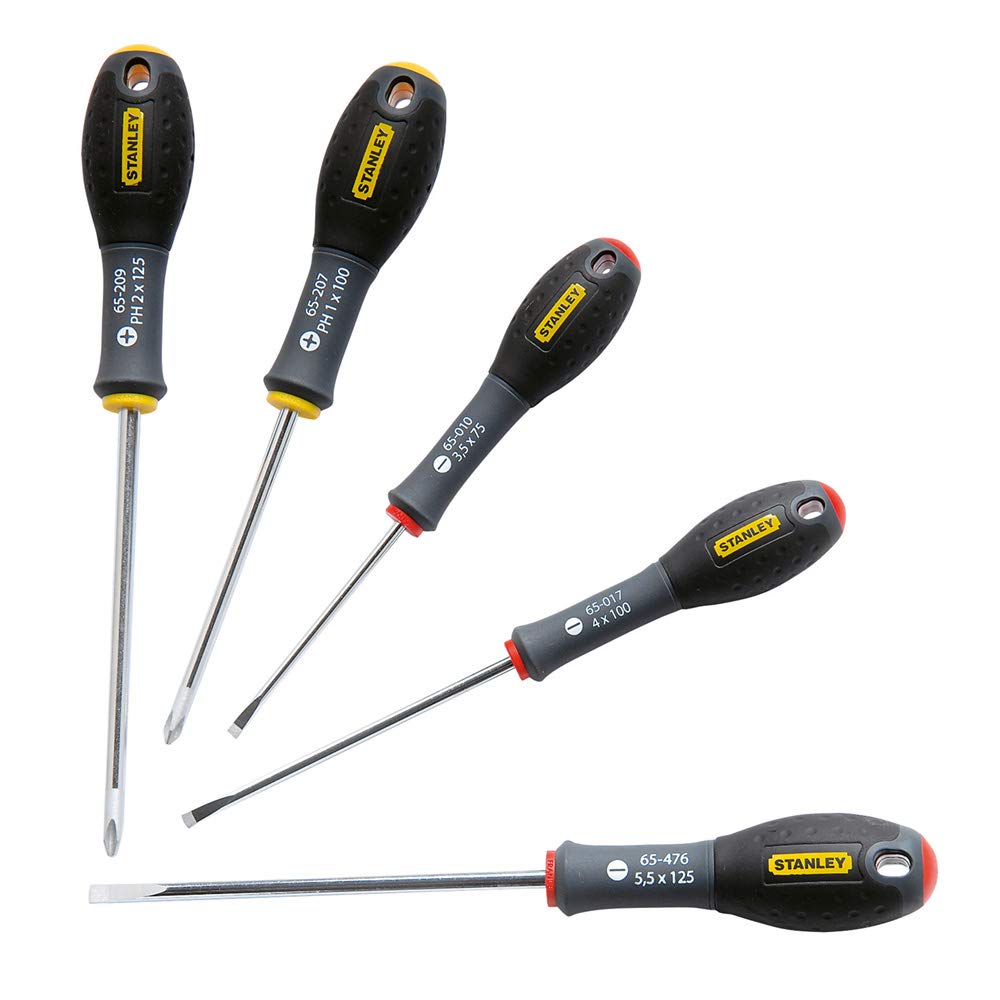 STANLEY FATMAX 5 Piece Screwdriver Set, Parallel/Phillips