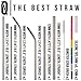 BAR NONE Best Straws Set of 10 | 8.5 & 10.5