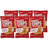 Ips Protein Chips BBQ Flavor – Baked Healthy Gluten-Free, Non-GMO Food – Crunchy Delicious Barbecue Snacks for Kids/Diet with ½ the Fat of Fried Crisps – 3oz Bags 6 Pack (Packaging may vary)