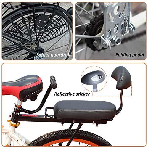 XIEEIX Bicycle Rear Seat,Bike Back seat Set,Bike Rear seat Cushion