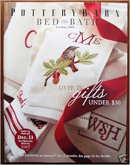 Pottery Barn Bed Bath Fall 2009 Catalog Furniture Home Pottery