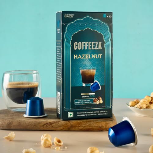 Coffeeza Flavoured Variety Coffee Capsules | Vanilla, Caramel & Hazelnut | Compatible with Nespresso Original Machines - Pack of 30 Pods