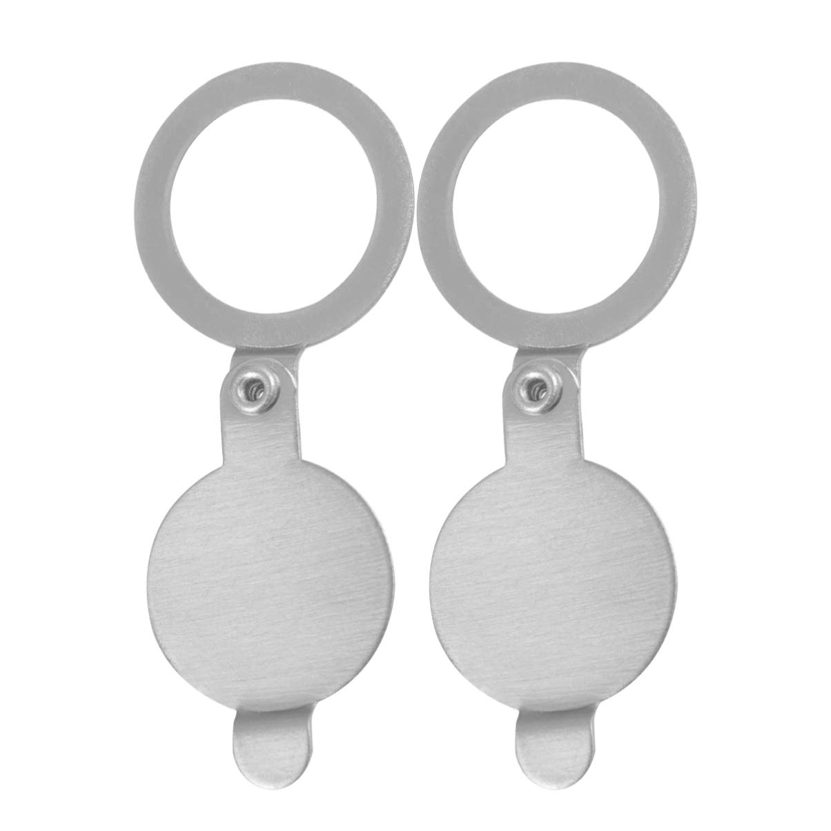 Toyvian 2PCS Security Door Cat Eye Cover Privacy Anti-Peeping Door Viewer Lid Protection for Inside Indoor Home
