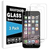 MAXFEND [3 PACK] For Apple iPhone 6 / iPhone 6s [Tempered Glass] Screen Protector [Anti-Scratch] [Anti-Fingerprint] [Bubble Free] with Lifetime Replacement Warranty