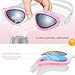 Aegend Swim Goggles Pink Swimming Goggles No Leaking Anti Fog UV Protection Triathlon Lap Swim Goggles with Free Protection Case for Adult Women Youth Girls Kids Child