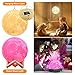 AGM Moon Lamp 3D Printing 16 Colors 5.9 Inch Hanging Moon Night Light with Stand & Remote &Touch Control with USB Charging for Baby Kids Lover Halloween Decor