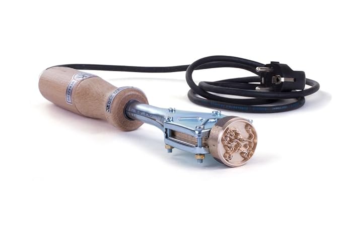 Individueller Brennstempel mit eignem Motiv, Oberfläche rund 35mm, inkl. Gravur