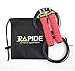 RAPIDE Jump Rope - Adjustable Cable, Rapid Ball Bearings & Anti-Slip Handles - Skipping Rope for Fast Weight Loss, Cardio, Crossfit