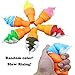 Bestkiy Pack of 4 Jumbo Slow Rising Squishies Kawaii Cat Hamburger Popcorn Ice Cream Milk Box Charms Stress Relief Toys Scented Toys Decorations Hand Pillows