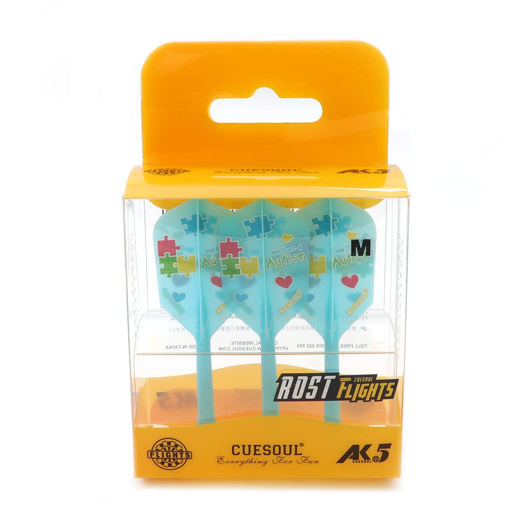 CUESOUL ROST Integrated Dart Shaft and Flights Slim Shape,Set of 3 pcs(CSAK-55SC-1)