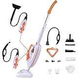 Moolan Steam Mop 12-in-1 Multifunctional Handheld Steam Cleaner Floor Steamer for Hard Floor and Tiles, Carpet, Laminated Flo