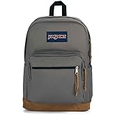 JanSport Right Pack Backpack - Durable Daypack with Padded 15" Laptop Sleeve, Spacious Main Compartment & Integrated Water Bottle Pocket - Graphite Grey