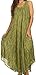 Sakkas Kara Long Draped Sleeveless Marbled Caftan Dress/Cover Up