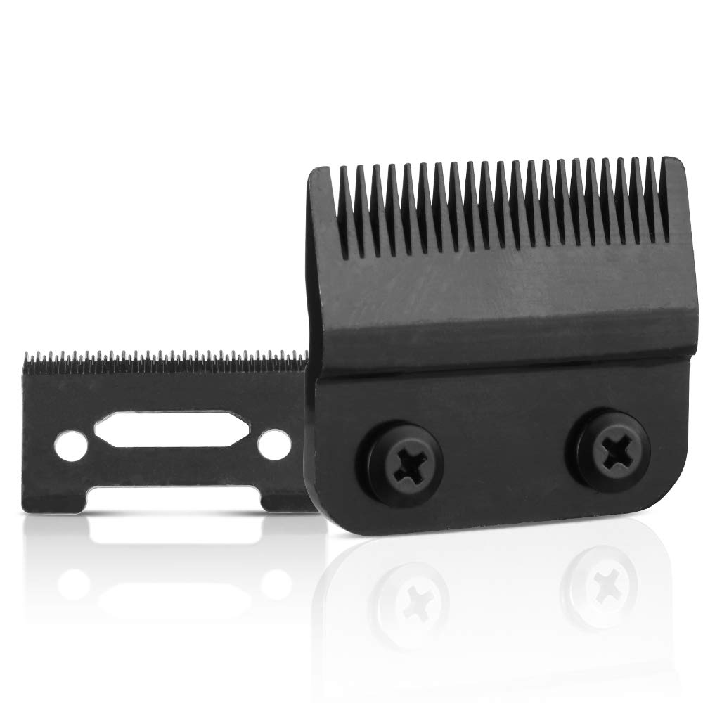 Professional Stagger-Tooth Trimmer Clipper Replacement Blades 2-Hole #2161 -Compatible with 5 Star Senior Cordless Wahl Magic Clip (Black): Beauty