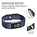 POY Replacement Bands Compatible for Fitbit Charge 2, Classic & Special Edition Sport Wristbands, Large Navy, 1PC