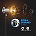 Mpow [Upgraded Magnetic Bluetooth Headphones Wireless V4.1, IPX5 Waterproof, Wearable Stereo Sport Earbuds In-Ear Earphones w/Mic & Case, Secure Fit for Running Workout (Silver)