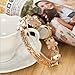 Ikevan Ikevan Newest Fashion Daisies Flower Rose Gold Bracelet Wrist Watch Jewelry Bangle Gift for Women Girls
