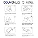 (2 Pack) Beukei Compatible for Xiaomi Redmi 5 Plus Screen Protector Tempered Glass, Full Screen Coverage, Touch Sensitive,Case Friendly, 9H Hardness