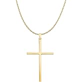 Savlano 925 Sterling Silver Solid Plain Cross Pendant Silver Rope Chain Necklace For Women & Men Religious Jewelry - Made in Italy Comes With a Gift Box